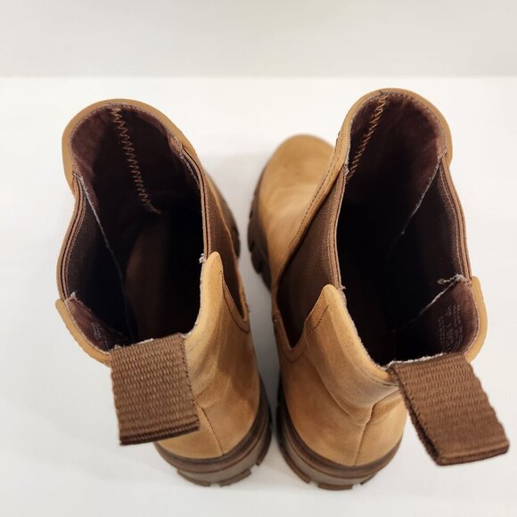 Call it Spring Vegan Leather Chelsea Boots Tan Size 7 - Picture 7 of 12